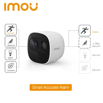 Dahua IMOU IPC-B26E Bunky Pro IP Kamera 1080P HD s akumulátorom Dohľadu CCTV Bezdrôtové Vonkajšie Poveternostným vplyvom PIR Zistiť Wifi IPC