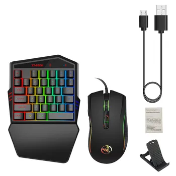 Bluetooth 4.2 bezdrôtová klávesnica Ergonomické Multicolor Podsvietenie Hra Káblové Nízka Hlučnosť Myši Desktop Úrad Zábavný Prenosný počítač