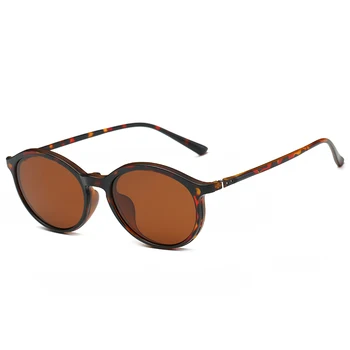 Polarizované slnečné Okuliare kolo Unisex Klip Na Sunglasse Vintage Dizajnér Slnečné Okuliare Muž Žena retro de sol masculino