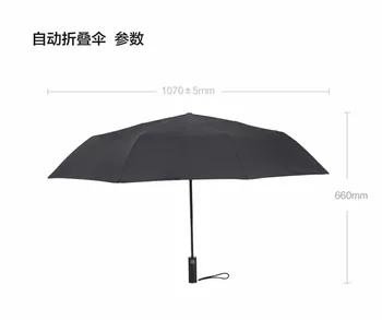 Pôvodný Xiao Mijia Automatické Slnečný Daždivé Hliníkové Dáždnik Vetru Nepremokavá UV žena Dáždnik Muž, Letné Zimné Najnovšie