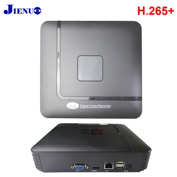 JIENUO Mini NVR 4CH 8CH H265+ ONVIF 2.0 Nahrávač 4 Kanál 8 Kanálov pre IP Kamery NVR Systém Dohľadu Bezpečnosti HD CCTV NVR