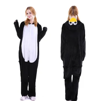 Dospelí Kigurumi Penguin Pyžamo Sady Sleepwear Pyžamo Zvierat Vyhovovali Cosplay Ženy Zimný Odev Roztomilý Zvierat V Zime Kostým