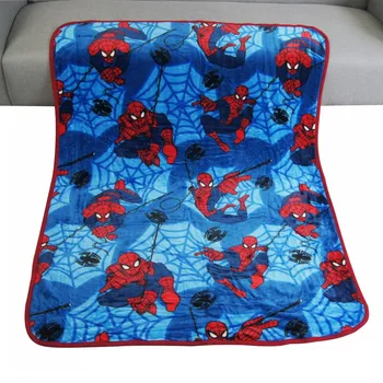 Disney Avengers Spiderman Coral Fleece Deka Hodiť pre Dieťa Boys domáce Zvieratá Psa na Posteľ, Gauč Postieľky Rovine 100x125cm Teplé Vianočný Darček