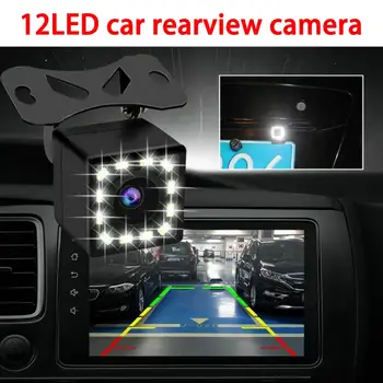12-LED HD Auto Zozadu na Zadnej strane Zálohy Kamery Parkovacie Nočné Videnie Nepremokavé