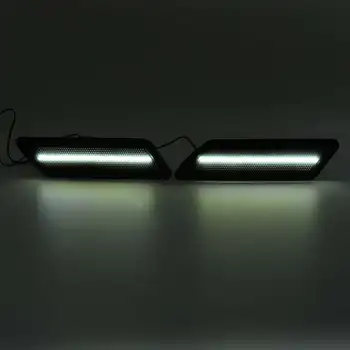 2x LED Údené Strane Predný Nárazník Značka Reflektor Svetlo obrysové Svetlá dekoratívne osvetlenie pre BMW F30 F31 Roky 2013-3-Series