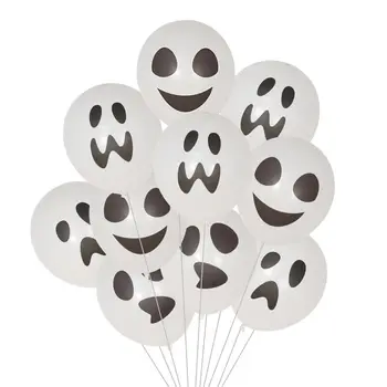 20pcs 12inch Strašidelné Halloween biely Duch Balóny Latexové Šťastný Halloween Dekorácie Deti Vzduchu Baloons Narodeninovej Party Dodávky