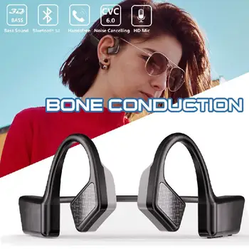 Originálne Bluetooth 5.0 Bezdrôtové Slúchadlá Kostné Vedenie Slúchadlá Vonkajšie Športové Headset s Mikrofónom Handsfree Slúchadlá