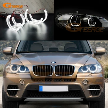 Pre BMW X5 X5M E53 E70 Vynikajúcu kvalitu DTM M4 Štýle Ultra jasné led Angel Eyes auta halo krúžky DRL