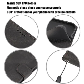 Flip Kožené Peňaženky puzdro Pre iPhone 12 11 Pro Max Mini XS Max XR X SE 6 6 7 8 Plus Karta Stojan Business Telefón Závesu Kryt Tašky