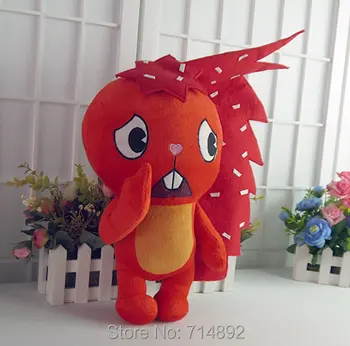 Happy Tree Friends anime oblečenie pre bábiky HTF Šupinatá roztomilé plyšové hračky 38cm mäkký vankúš vysokej kvality pre darček, doprava zdarma