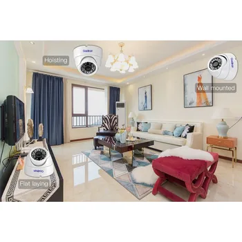 Gadinan 3MP 1080P Nahrávanie Zvuku IP Kamera Full HD Sieť POE Fotoaparát Onvif Nočné Videnie Dome Krytý Domov IP Kamera ONVIF P2P