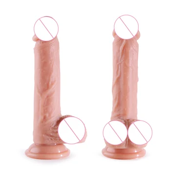 Flexibilné Silikónové Realistický Penis Mäkké Veľké Dildo Žena Masturbator Kohút prísavky Dildo pre Ženy, Dospelých, Erotické, sexuálne hračky, Dick