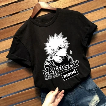 2020 Môj Hrdina Akademickej obce Anime, Manga T Shirt Nové Funimation Bakugou Katsuki Cartoon Pekné Voľné T-shirt Mužov Tee Tričko