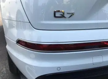 Auto-styling Matt ABS Chrome Zadné Hmlové Svetlo na Čítanie rám, Kryt Trim 2 ks na Audi Q7 4M 2016 2017