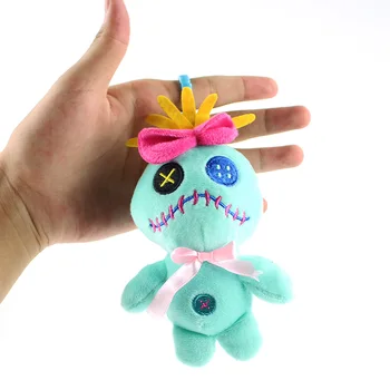 13 cm 10pcs/veľa Scrump prívesok bavlna plyšové cartoon bábiky hračky film Lilo & Stitch Scrump keychain mäkké plyšové darčeky pre deti