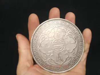 YIZHU CULTUER UMELECKÉ Zbierky Dávnych Striebra, Niklu, Staré Republika, Čína, Hong Kong 10$ Stojaci ľudia Socha Bronzové Mince