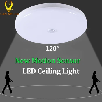 Smart LED Stropné Svietidlá 12W 18W AC85-265V PIR Senzor, Stropné Lampy, Osvetlenie pre Obývacia Izba, Predsieň, Schodište, Garáž, Veranda