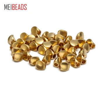 Meibeads 50pcs/veľa 4.5 mm Mosadz dištančné korálky Fantázie shilly korálky, náramky pre KUTILOV, šperky, doplnky UF5399