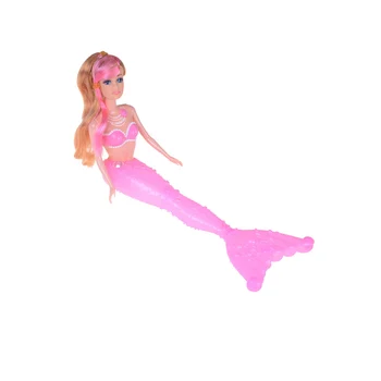 34 cm Vysoké Bábiky Hračky Morská víla Princezná Bábika S LED Svetlom Pre Klasické Dievča Narodeniny, Vianočné Darčeky