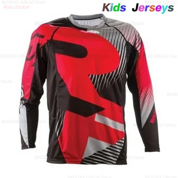 2020 Nové Deti Rýchle Suché Motocross Jersey Downhil Horský Bicykel DH Tričko MX Motocyklové Oblečenie Ropa pre Chlapcov MTB T-Shirts