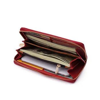 2020New Módne Ženy Peňaženky Dlhé Štýl Multi-funkčné peňaženka peňaženku Čerstvé PU kožené Žena Spojka Držiteľa Karty