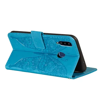PU Plastický Peňaženku Stáť obal pre Samsung Galaxy A20 A20s A20e E A21 A21s S M21 Karty Držiteľ Flip Knižné Funda