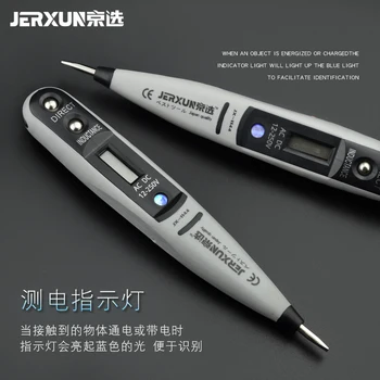 JERXUN Digitálny Test Ceruzka Multifunkčné Digitálne Indukčné Elektrikár Domácnosť, Test Ceruzka Štrbinový Skrutkovač Testovacích Nástrojov