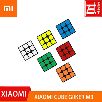 Pôvodný Xiao kocka Giiker M3 Magnetické Cube 3x3x3 Živý Farebný Štvorec Magic Cube Puzzle Vedy, Vzdelávania, Práce s Giiker App