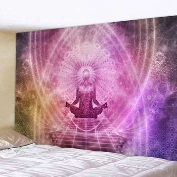 Mandala Meditácie Gobelín Nové Módne Moderné Psychedlic Hippie Izba Stenu Obdĺžnika Visí Deka Umenie Domova