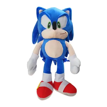 Pôvodné Sonic The Hedgehog Plyšové Batohy Anime, Komiksu 40 cm PP Bavlna Plnené Roztomilý Taška pre Deti Vianočné Darčeky
