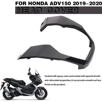 Pre Honda ADV150 ADV 150 2019-2020 Motocykel Uhlíkových Vlákien Textúra Predný Kryt Kryt Hlavy Výbava Rám