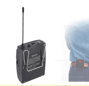Ručné A Slúchadlá Prenosné Batérie Vysielača Nastaviť 500KHZ Nosná Frekvencia Dlho Prijímanie Vzdialenosť UHF Bezdrôtový Mikrofón