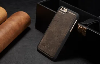 Značka Originálne Luxusné Kožené puzdro Flip pre Samsung Galaxy s rezacím zariadením S10 5G A10 A20 A30 A40 A50 A70 Odnímateľný Zadný Kryt Retro Peňaženky