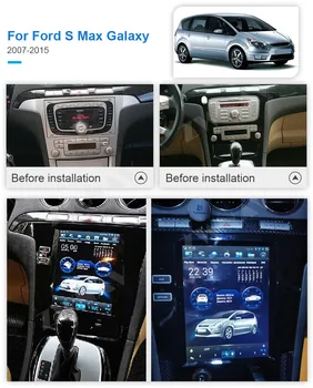 Tesla Obrazovke Android, Hráč Na Ford S Max, Galaxy 2007 2008 2009 2010 2011 2012 2013 GPS Audio Stereo Rádio Vedúci Jednotky