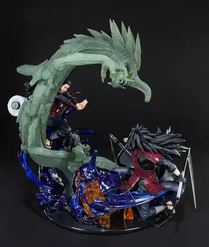 Anime Naruto Nula Uchiha Madara & Senju Hashirama Bitka Oheň Ver. Akčné Figúrky Model Kolekcie Hračka