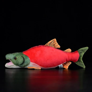 40 cm Dlhé Reálnom Živote Sockeye Salmon Plyšové Hračky Realisticky Morské Živočíchy Sebastesy Plyšové Hračky plyšové Hračky, Darčeky Pre Deti Deti
