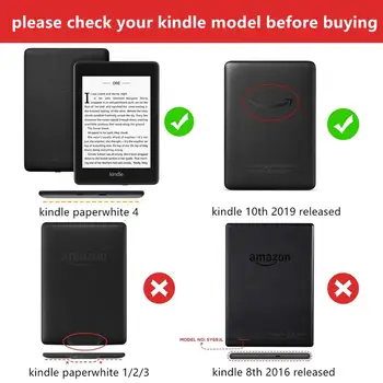 Amazon Kindle Paperwhite 4 Prípade Kindle Paperwhite 10. Koliesko, Kryt Smart Case pre Všetkých-nový Kindle 10. s Auto Sleep/wake up