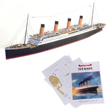 1:400 DIY Remeselníci Lode Titanic 3D Papier Model Stanovuje Hračky Pre Deti detský Nové