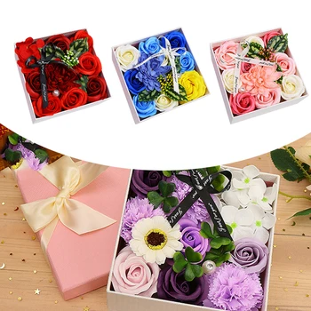 Svadobné, Vianočné Party Dekor DIY Romantický Mydlo Flower Dar, valentínske Darčeky, Umelé Kvety Vytvoriť Romantickú Atmosféru