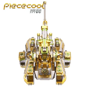 Piececool 3D Kovov Puzzle Obrázok Hračky NÁDRŽ Vojenské modelu Vzdelávacích 3D Model hračka DIY laserom rezané skladačka listov Pre Deti