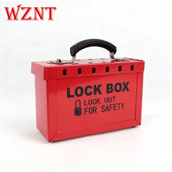 5 KS doprava zadarmo NT-K01 12 Červené Bezpečnostné Lockout Zámok Box