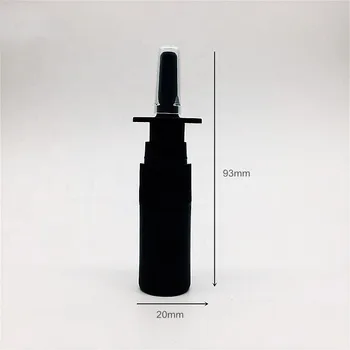 160pcs 5ml Naplniteľné Čierne Biele Plastové Lekárske Nosový Sprej Fľaša Čerpadla Postrekovač Kontajner Ampulka Hrniec Vody pre Umývanie Aplikácie