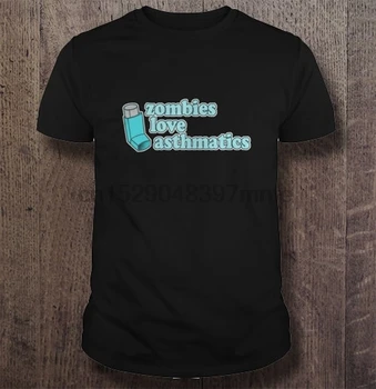 Muži Tričko Zombie lásku astmatikov Ženy t-shirt