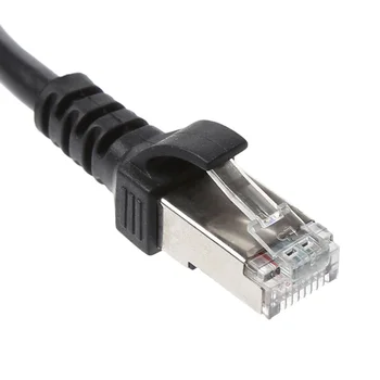 1PCS LAN Siete Ethernet RJ45 Konektor Splitter Adaptér Kábel Pre Sietí Predĺženie 1 Mužov a 3 Ženy Konektor