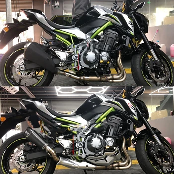 Vymazať Katalyzátor Rúry pre Kawasaki Z900 Ninja, 900 Motocykel Výfukového Potrubia Pošmyknúť Na Pôvodné Šál Rúry Rez Nahradiť Katalyzátor