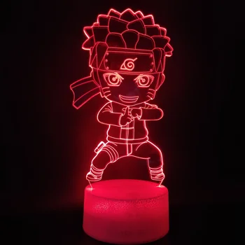 3D Lampa Batérie Powered mladých Naruto naruto najlepší darček pre deti krásne dekorácie pre office led nočné svetlo lampy, akryl