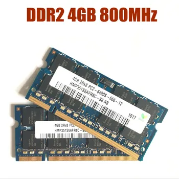 Doprava zadarmo Notebook pamäť 4 GB PC2-6400 DDR2 800MHz Notebook RAM 4G 8G 800 6400S 4G 200-pin modulu so-DIMM