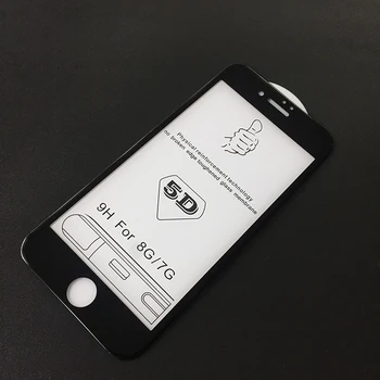 100KS 5D Studenej Rezbárstvo Úplné Pokrytie Screen Protector Tvrdeného Skla pre iPhone 12 Mini 11 Pro Max XS Max 7 6 8 Plus DHL zadarmo