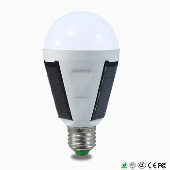 Solárne LED Núdzové Svetlo Žiarovka AC85-265V E27 7W 12W Nabíjateľná Batéria, Osvetlenie, Lampy, Inteligentný Magické Bombillas Vonkajší NOVÉ