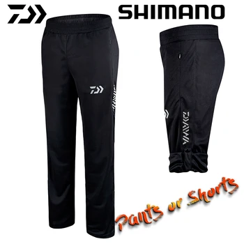 Daiwa /Shimano Rybárske Nohavice, Šortky 2 V 1 Outdoorové Športy Rýchle sušenie Priedušná Športové Nosenie Mens Nohavice Rybárske Oblečenie nohavice